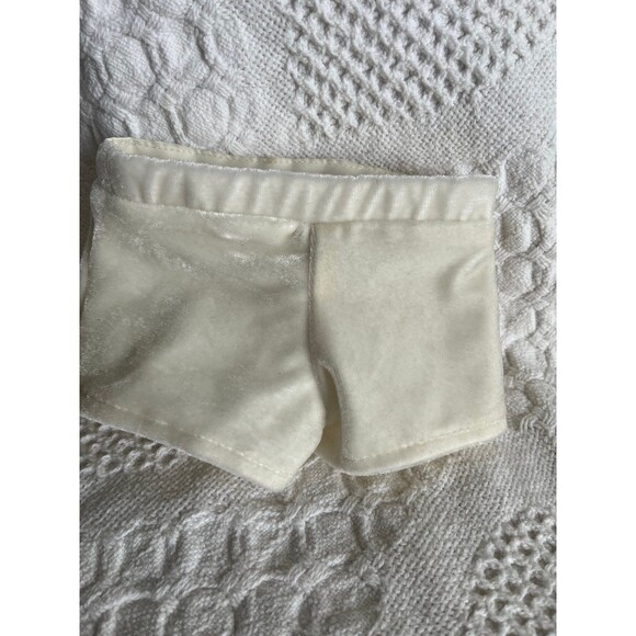 American Girl White Velvet Shorts - Picture 4 of 5